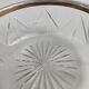 Crystal salad bowl with solid silver rim, first part of the 20th century.