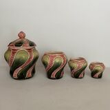 Set of 4 pots slurry Denis de Bruyn