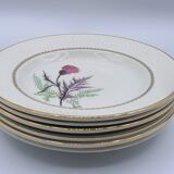 6 plates Moulin des Loups Imperia hollow