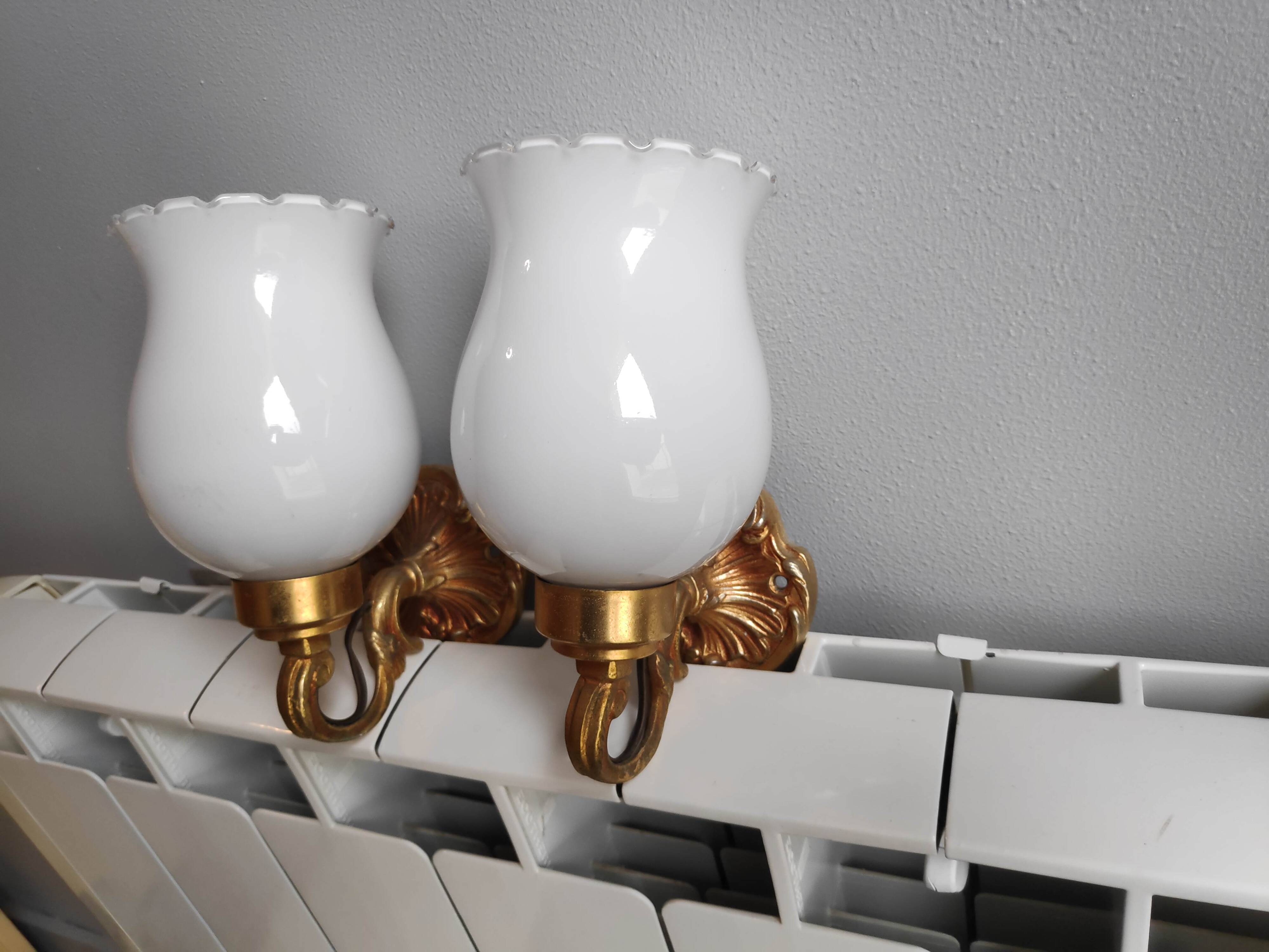 Pair of antique wall lights