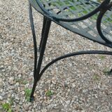 Banc de jardin en fer ancien