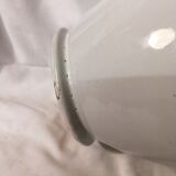 Old chevrette / pitcher in white earthenware