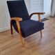 Chaise longue design Lejkowski Leśniewski, années 1960, Pologne