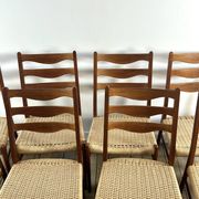 Danish vintage chairs (set of 8) by Arne Wahl Iversen 1960s