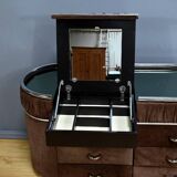 Dressing table and its pouf, Italian design – 1970