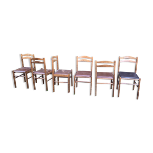 Lot de 6 chaises de cuisine