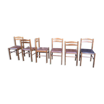 Set of 6 baumann kitchen chairs