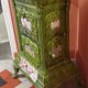 Cast iron stove and enamelled earthenware, Art Nouveau