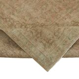 Hand-Knotted Persian One of a Kind 1970s 303 cm x 408 cm Beige Wool Carpet