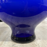 Vintage two-tone glass paste vase