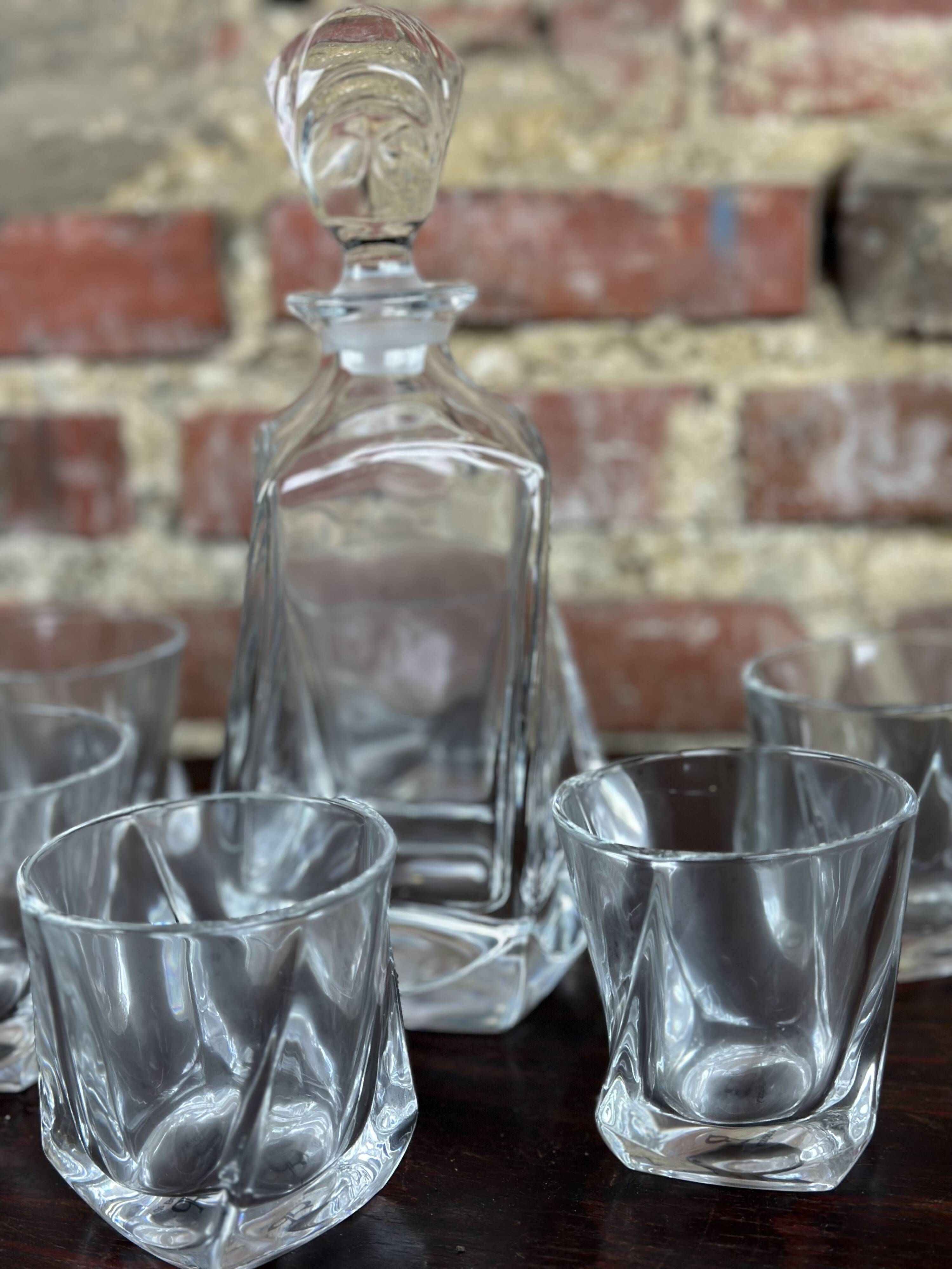 Vintage 2000'S 7-piece whiskey service