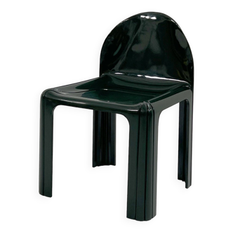 Dark Green Model 4854 Chair by Gae Aulenti for Kartell, 1970