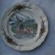 Cake service Sarreguemines Obernai: Dish + 6 dessert plates