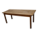 Table à manger rustique en chêne antique du début du 20e siècle.