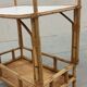 Vintage bamboo and rattan bar service