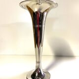 Lots de Petits Vases Soliflores Anciens Laiton & Bronze Argenté WMF Art Déc