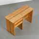 Pine desk, Mobiler Gal, La Plagne 60s