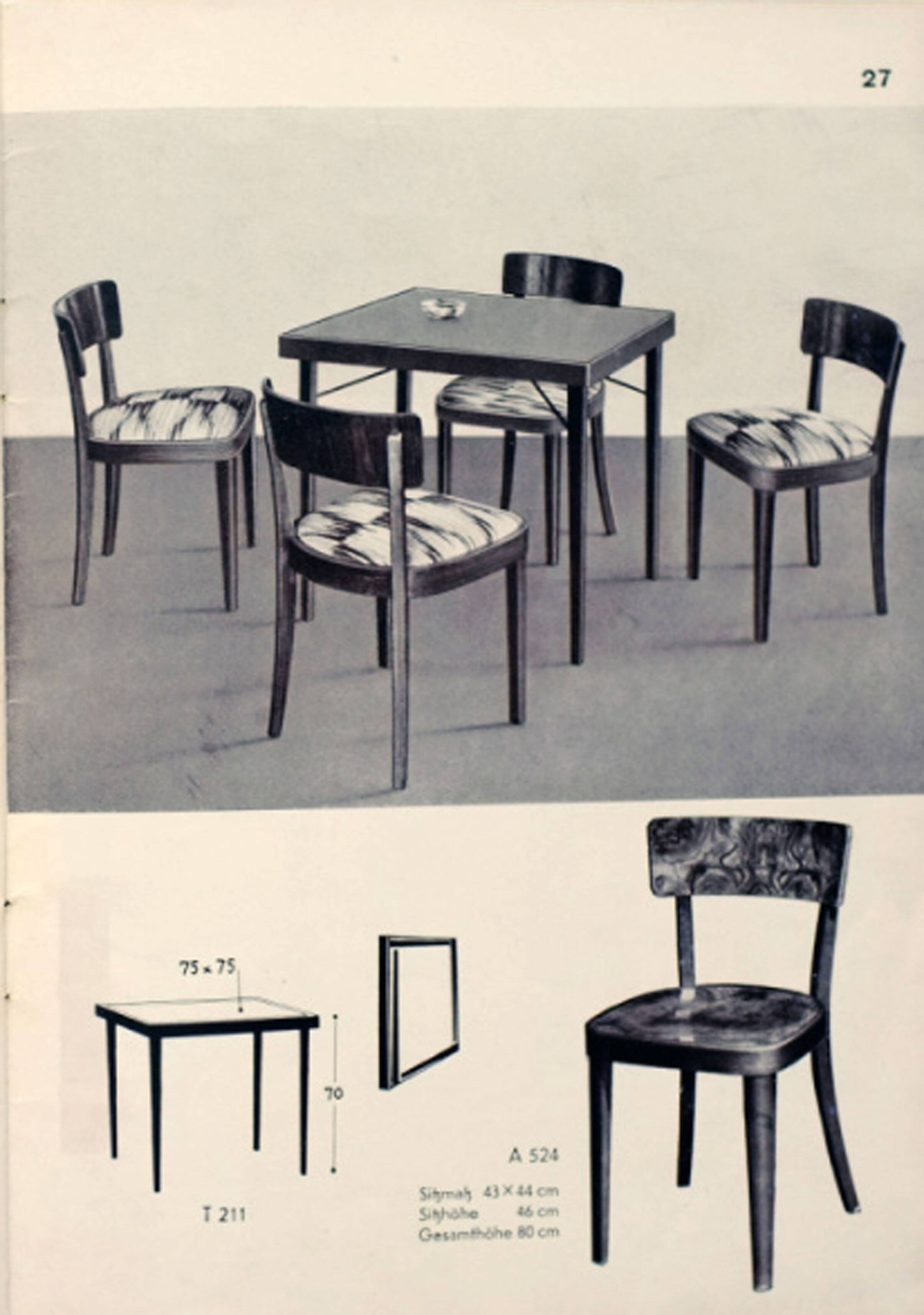 Thonet Dining Chair Model A 524