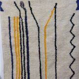 Handmade Berber wool mrirt rug 256 X 146 CM