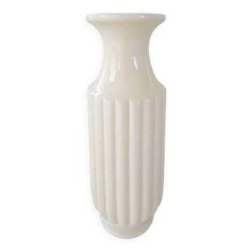 Art Deco Ceramic Vase on Stand Bo Fajans Ewald Dahlskog, Sweden, 1940s