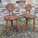 Stools, Dudouyt style tripod chairs