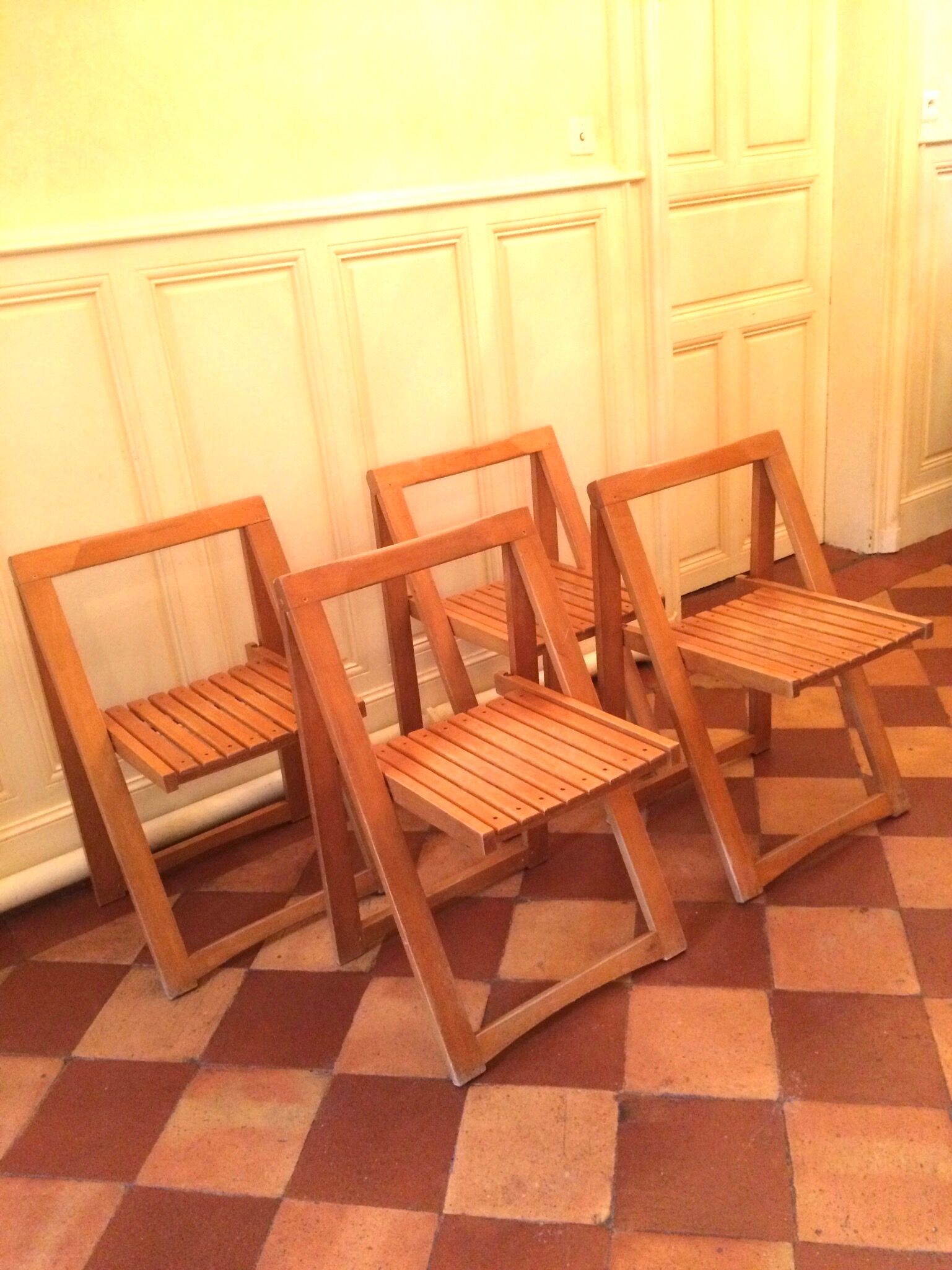 Set of four chairs
