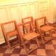 Set of four chairs