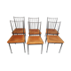 Series of 6 colette gueden chairs