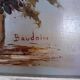 Ancient oil on canvas signed flower motif very beautiful silver framing