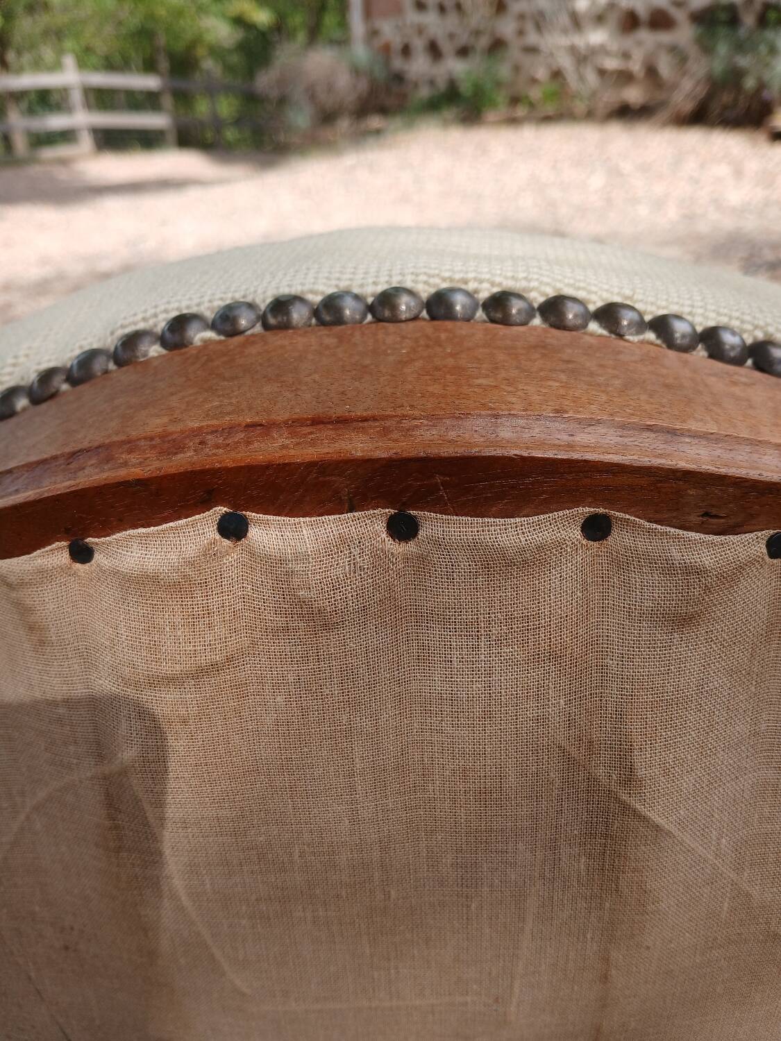 Antique upholstered chair