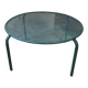 Table basse métal perforé vintage