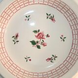 Flat hollow round Digoin Rosa