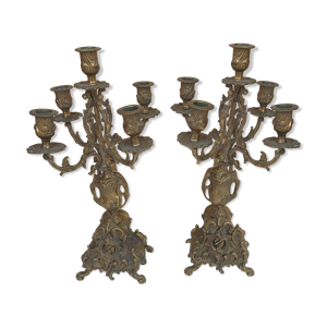paire de chandeliers