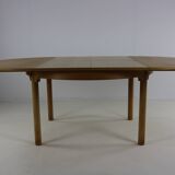 Large extendable dining table Børge Mogensen