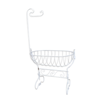 Ancient wrought iron cradle