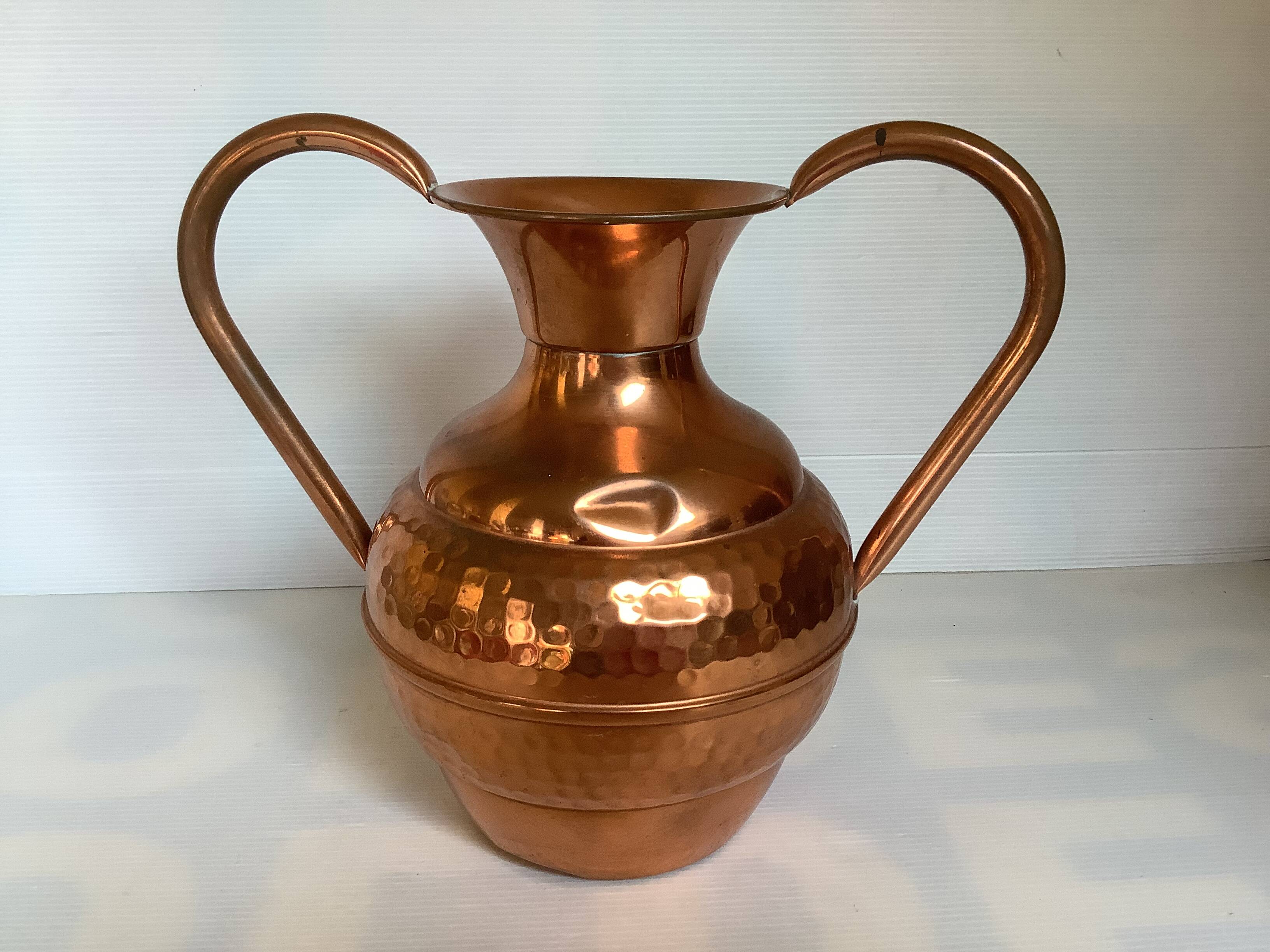 Large copper vase Legellier Villedieu