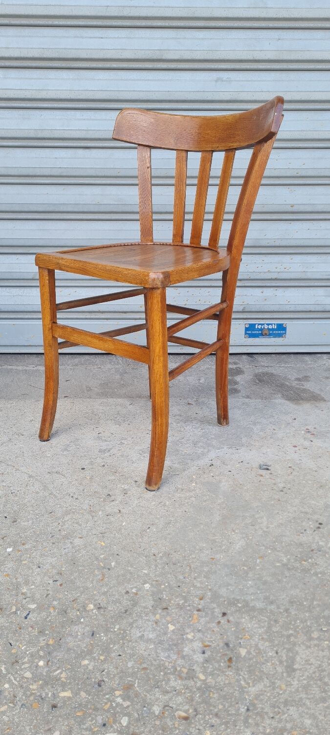 Bistro chair in solid oak