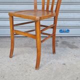 Bistro chair in solid oak