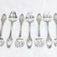 Eugène lefebvre - silver plated oyster forks