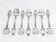Eugène lefebvre - silver plated oyster forks