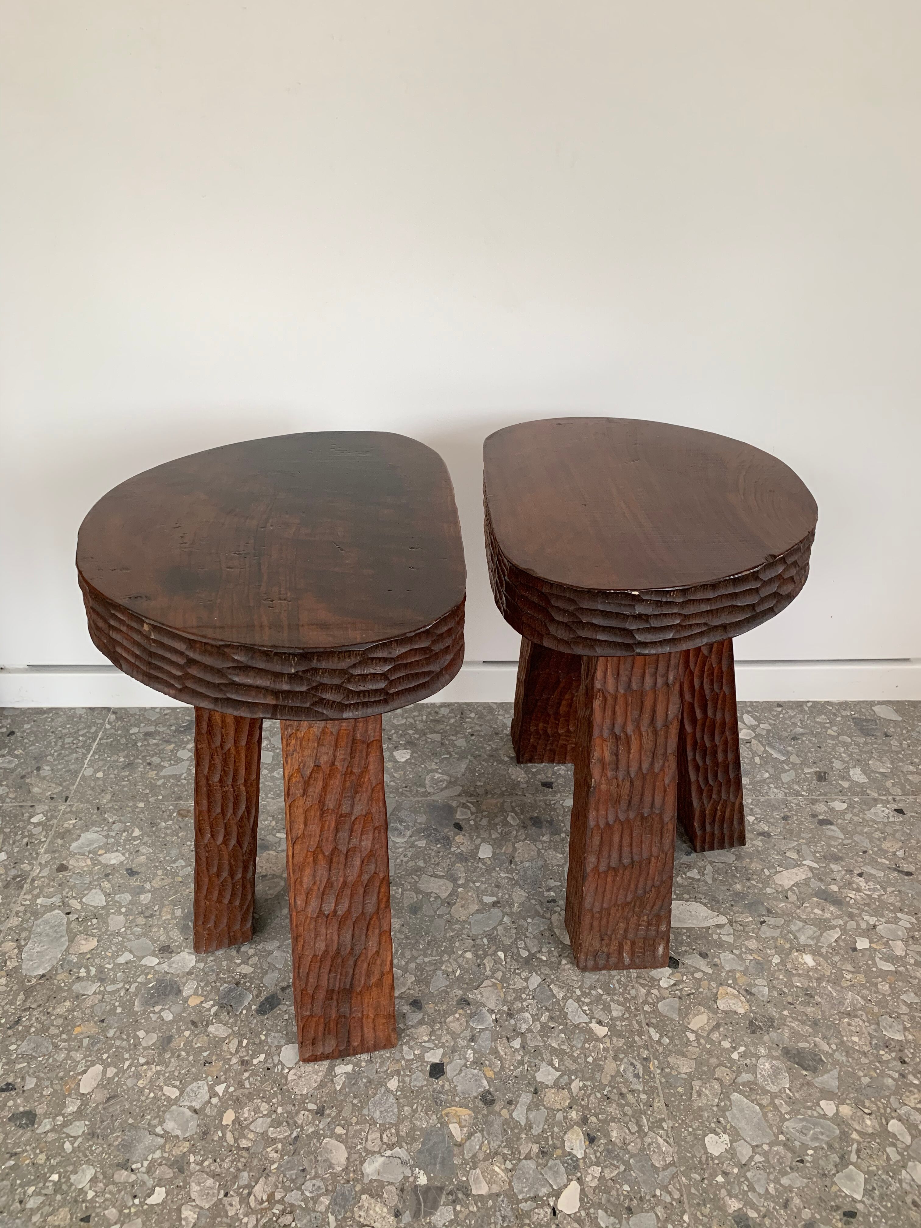 Brutalist stools
