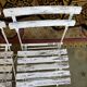 Suite de 6 chaises de jardin pliantes en lattes