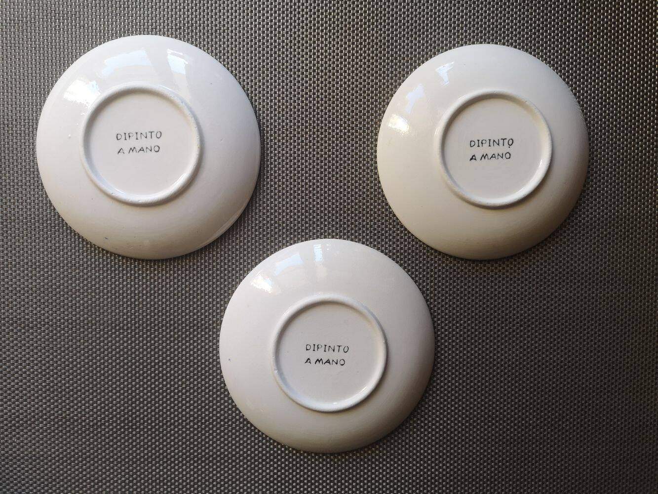 Dish / Soap holder in Italian enameled ceramic - 1950s/1960s