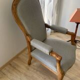 Late 19th century Voltaire rocking chair