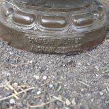 Medici vase with gadroons in cast iron by alfred corneau in charleville, 19th century