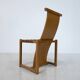 Mid-Century Modern Set of 12 Wood and Leather Chairs, Italy, 1950s