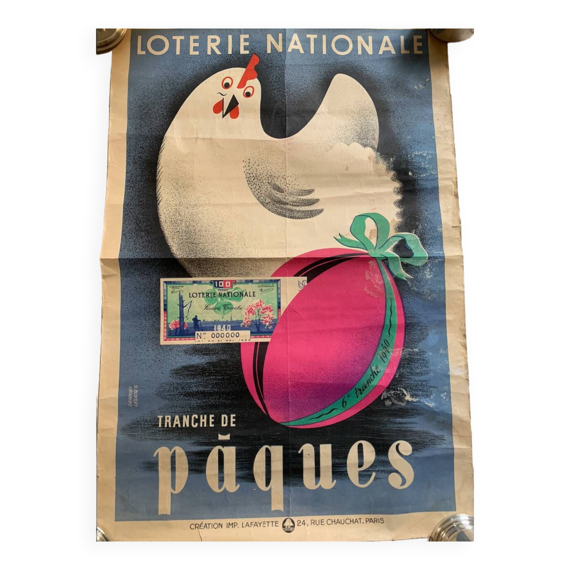 Poster for the National Lottery “Easter Tranche”