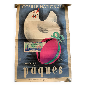 Poster for the National Lottery “Easter Tranche”