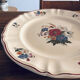 Grand plat Sarreguemines floral