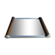 Mirror top aluminum wood old vintage dp 0222f053